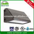 Wallpack 45W Full Cutoff Cool Color 5000K LED 120V with Photocell Bronze/White finish